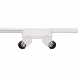 Le Spot LED Double 10W CRI90 (UGR16) Blanc pour Rail Magnétique Monophasé Super Slim 25mm 48V est la solution parfaite pour m ...