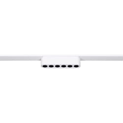 Efectoled - Spot Linéaire led sur Rail Magnétique 25mm Extra-Plat 6W 48V Blanc Optic 120mm 2700K Blanc chaud