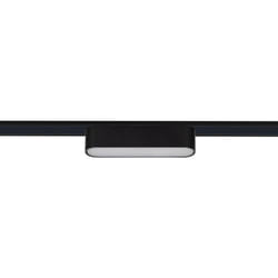Spot Linéaire LED sur Rail Magnétique 25mm Extra-Plat 6W 48V Noir 120mm 4000K Blanc neutre