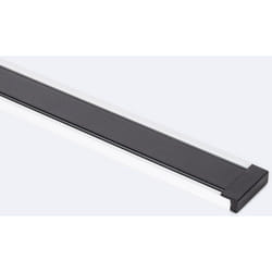 Efectoled - Rail Magnétique 25mm Extra-Plat en Saillie 48V 1m Blanc / Noir