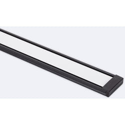 Efectoled - Rail Magnétique 25mm Extra-Plat en Saillie 48V 1m Noir / Blanc