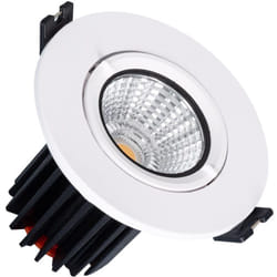 Spot Downlight LED Rond 10W LIFUD Coupe Ø 70 mm 4000K 55º Blanc neutre
