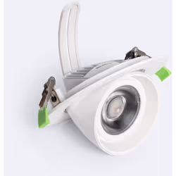 Le Downlight LED 38W Rond Directionnel OSRAM 120 lm/W LIFUD Coupe Ø 170 mm est un luminaire professionnel de haute performanc ...