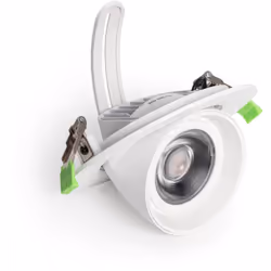 Le Downlight LED 38W Rond Directionnel OSRAM 120 lm/W LIFUD Coupe Ø 170 mm est un luminaire professionnel de haute performanc ...