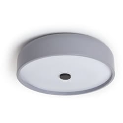 Efectoled - Plafonnier led Rond Métal 24W cct Sélectionnable Eyelight Ø350 mm Gris foncé