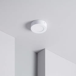Efectoled - Plafonnier led Rond 6W SwitchCCT Sélectionnable ø 120mm Dimmable Compatible avec Télécommande rf V.2 Sélectionnable (chaud-neutre-froid)