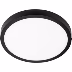 Le Plafonnier LED 24W Rond Aluminium Ø280 mm Slim CCT Sélectionnable Galán SwitchDimm offre un éclairage doux, homogène et ef ...