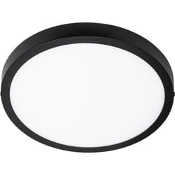 Efectoled - Plafonnier led 24W Rond Aluminium Ø280 mm Slim cct Sélectionnable Galán SwitchDimm Noir