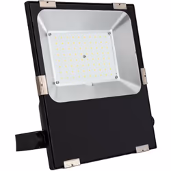Le Projecteur LED 60W 120lm/W HE Slim PRO Optique 30º-60º-90º-120º IP65 Dimmable TRIAC combine une puissance élevée, un desig ...