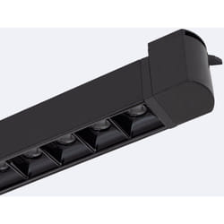 Efectoled - Spot Linéaire led sur Rail Triphasé 15W UGR13 6000K Noir