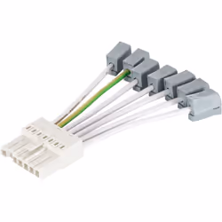 Le Connecteur Secteur pour Module Linéaire LED Trunking Retrofit Universal System permet le branchement des trois phases élec ...