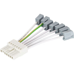 Connecteur Secteur pour Module Linéaire led Trunking Retrofit Universal System Blanc