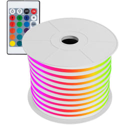 Efectoled - Ruban led Néon Dimmable 220V bobine 50m rgb Semi-Circulaire 180 11W/m Coupe 100cm IP67 rgb