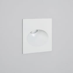 Balise Extérieure Murale led Encastrable 3W Carrée Coney Blanche 4000K Blanc neutre