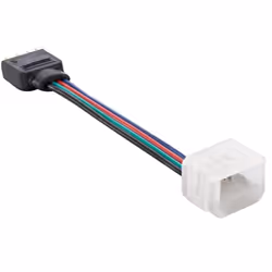 Avec le Câble Connecteur Gaine Néon LED RGB 24V DC 120LED/m, vous pouvez alimenter la gaine rapidement et sans soudure. Pour ...
