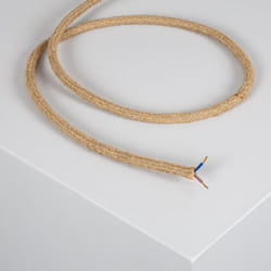 Câble Électrique Textile Naturel Cáñamo 10 m
