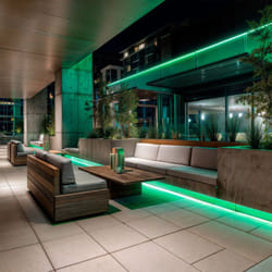 Efectoled - Ruban led Néon Dimmable 220V Vert Semi-Circulaire 180 7.5W/m Coupe 100cm IP67 Sur mesure 1 m