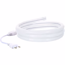 La Gaine Néon LED Flexible Dimmable 7.5W/m 220V AC 120LED/m Semi-circulaire 180° Blanc Froid IP67 sur Mesure Coupe tous les 1 ...