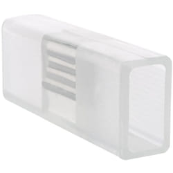Connecteur pour Gaine Néon LED 11W/m RGB 220V AC 60 LED/m Semi-circulaire 180° IP67 sur Mesure Coupe Tous les 100cm Blanc