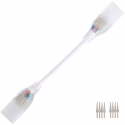 Il permet la connexion entre différentes longueurs de Gaine Néon LED Flexible Dimmable 11W/m 220V AC 60 LED/m Semi-circulaire ...