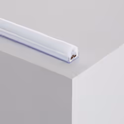 Profilé en PVC qui permet de fixer les Gaine Néon LED Flexible Dimmable 7.5W/m 220V AC 120 LED/m Semi-circulaire 180° Monochr ...