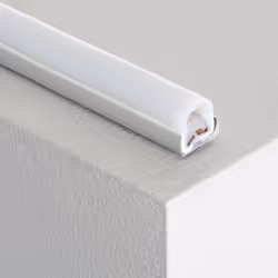 Profilé en aluminium permettant de fixer les Gaines Néon LED Flexible Dimmable 7.5W/m 220V AC 100 LED/m Semi-circulaire 180°  ...
