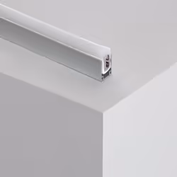 Profilé en aluminium permettant de fixer les Gaines Néon LED Flexible Dimmable 11W/m 220V AC 60 LED/m Semi-circulaire 180° RG ...
