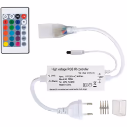 Contrôleur pour Gaine Néon LED Flexible Dimmable 11W/m 220V AC 60 LED/m Semi-circulaire 180° IP67 sur Mesure Coupe tous les 1 ...