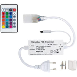 Contrôleur pour Gaine Néon LED Flexible Dimmable 11W/m 220V AC 60 LED/m Semi-circulaire 180° IP67 sur Mesure Coupe tous les 100c Blanc