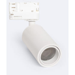 Efectoled - Spot à Douille sur Rail Triphasé Ágata Multiangle 10-50º pour Ampoule GU10 Blanc
