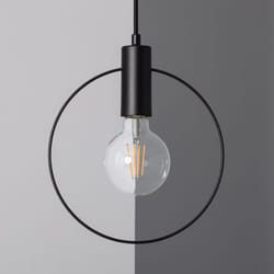 Efectoled - Suspension Métal Mini Otos Noir