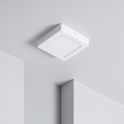 Efectoled - Plafonnier led Carré 12W lifud 170x170 mm 3000K Blanc chaud