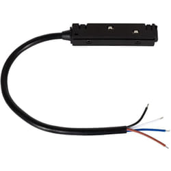 Connecteur Câblé pour Bloc d'Alimentation Externe pour Rail Magnétique 20mm Noir