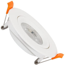 Spot Downlight LED 5W Rond SOLID Slim Coupe Ø 75 mm 3000K Blanc chaud