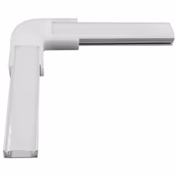 La Jonction en L pour Profilé Aluminium en Saillie pour Ruban LED jusqu'à 12mm permet d'assembler facilement et en toute sécu ...