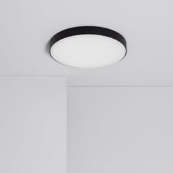 Efectoled - Plafonnier led Rond 18W Dimmable Ø180 mm Noir
