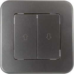 Efectoled - Interrupteur pour Volets Roulants Automatiques Classic Argenté