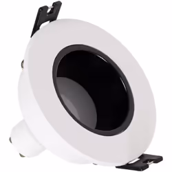 Le Spot Downlight Conique GU10 6W Coupe Ø 75mm Faible UGR PC inclut 1 ampoule LED GU10. Il se distingue par son faible UGR qu ...