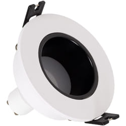 Efectoled - Spot led Downlight Conique GU10 6W Coupe ø 75mm Faible ugr pc No Flicker 3000K Blanc chaud