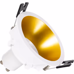 Le Spot Downlight Conique GU10 6W Coupe Ø 75mm PC inclut 1 ampoule LED GU10. Il se distingue par son design conique galvanisé ...
