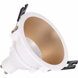 Le Spot Downlight Conique GU10 6W Coupe Ø 75mm PC inclut 1 ampoule LED GU10. Il se distingue par son design conique galvanisé ...