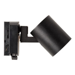 Efectoled - Spot à Douille sur Rail Monophasé Jiuk à Ampoule GU10 Noir