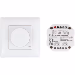 Le Variateur LED Triac Sans Fil utilise une technologie de bande 2,4 GHz , spécialement développée pour le contrôle des Varia ...