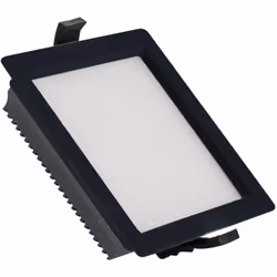 Le Downlight LED SAMSUNG New Aero Slim Carré 15W 130lm/W Microprismatique (UGR17) LIFUD Noir est une option pour l'éclairage  ...