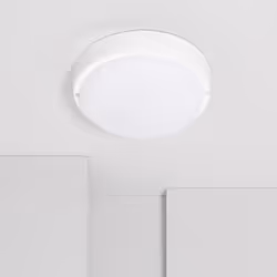 Le Plafonnier LED Extérieur Rond 25W Hublot White IP65 Ø175 mm offre un éclairage doux, homogène et efficient. Il possède un  ...