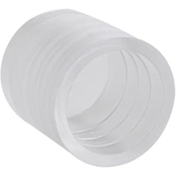 Embout en pvc pour Gaine led Ronde 220V ac IP65 Coupe tous les 100cm Transparent