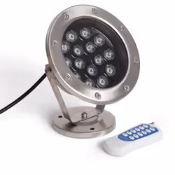 Le Spot LED RGB Fixation au Sol 24V 15W Submersible IP68 est un élément d'éclairage LED d'une grande versatilité , parfait po ...