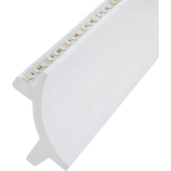 Moulure Arc Design 2m pour 2 Rubans led Blanc