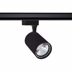 Le Spot LED pour Rail Monophasé 40W Bron Noir fournit un éclairage polyvalent dans des espaces en constante évolution, où vou ...