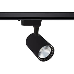 Efectoled - Spot led sur Rail Monophasé 30W Bron Noir 4000K Blanc neutre
